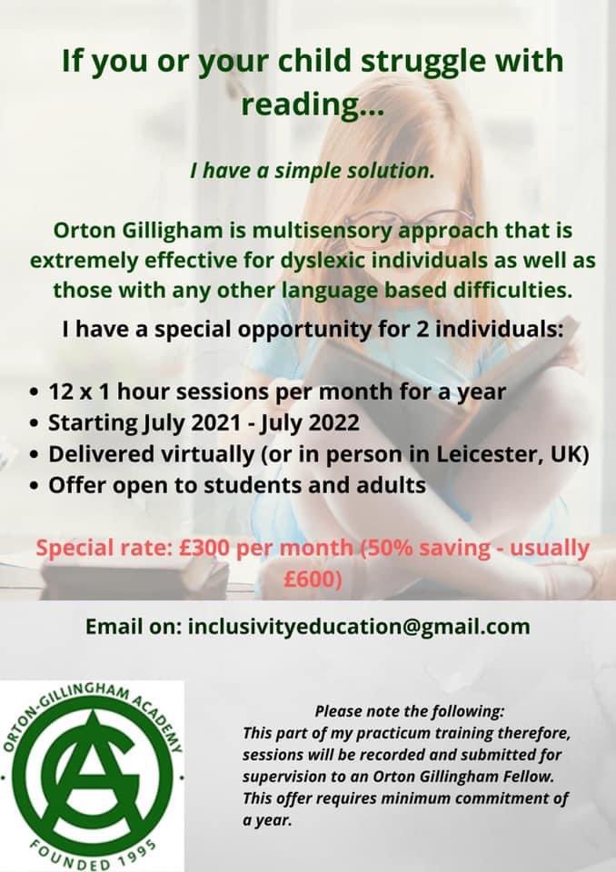 Inclusivityedu1's tweet photo. Contact us now!!✅
#inclusiveeducation
 #dyslexia  
#multisensory https://t.co/1WPNVXGSVO