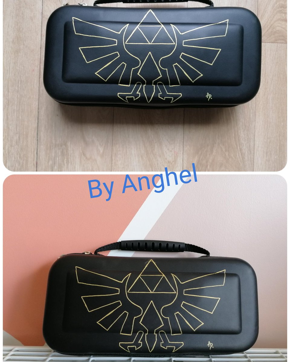 AnghellOFF's tweet image. Coucou reprise des customs et dessins.
Petit custom du logo zelda sur sacoche switch.
N hésiter pas à me laisser un pti com ou like sa fait toujours plaisir 🥰 et également quelque idée dessin ou custom si cela vous dit, sa serait avec plaisir de reproduire vos idées...