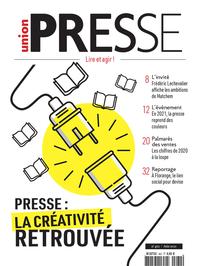 Culture_Presse's tweet photo. Découvrez le numéro de juin d’#unionpresse, le magazine des professionnels du réseau #presse. Au sommaire : le palmarès des ventes 2020 ; dossier sur la créativité dans la presse ; interview de Frédéric Lechevalier (Matchem) ; focus sur la presse ludique et la presse sport. https://t.co/Cs2IZmheg5