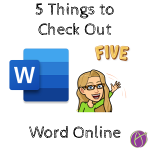 alicekeeler's tweet photo. 5 Things to Try in Word Online - https://t.co/uiXISo51kS https://t.co/OLxp6vyeaD