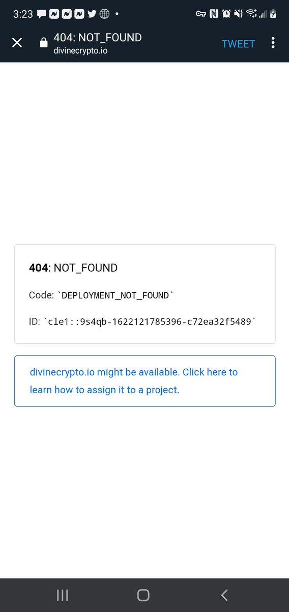 roco_verde's tweet photo. Another project that ran away with peoples money. I loss $20 but others may might be more. #Divinecrypto becomes #Deadvinecrypto.  Tweeter, Gram and Site is now close. https://t.co/SBD6X8vC2z