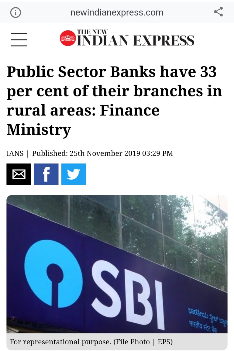 bankingyogi's tweet photo. While Gramin Banks are working with over 80% Rural branches so it can easily be understand,that gramin banks are not serving to corporates  they are serving to the real India which lies in Rural area
#SaveGraminBanks https://t.co/PgrP7s7bi7