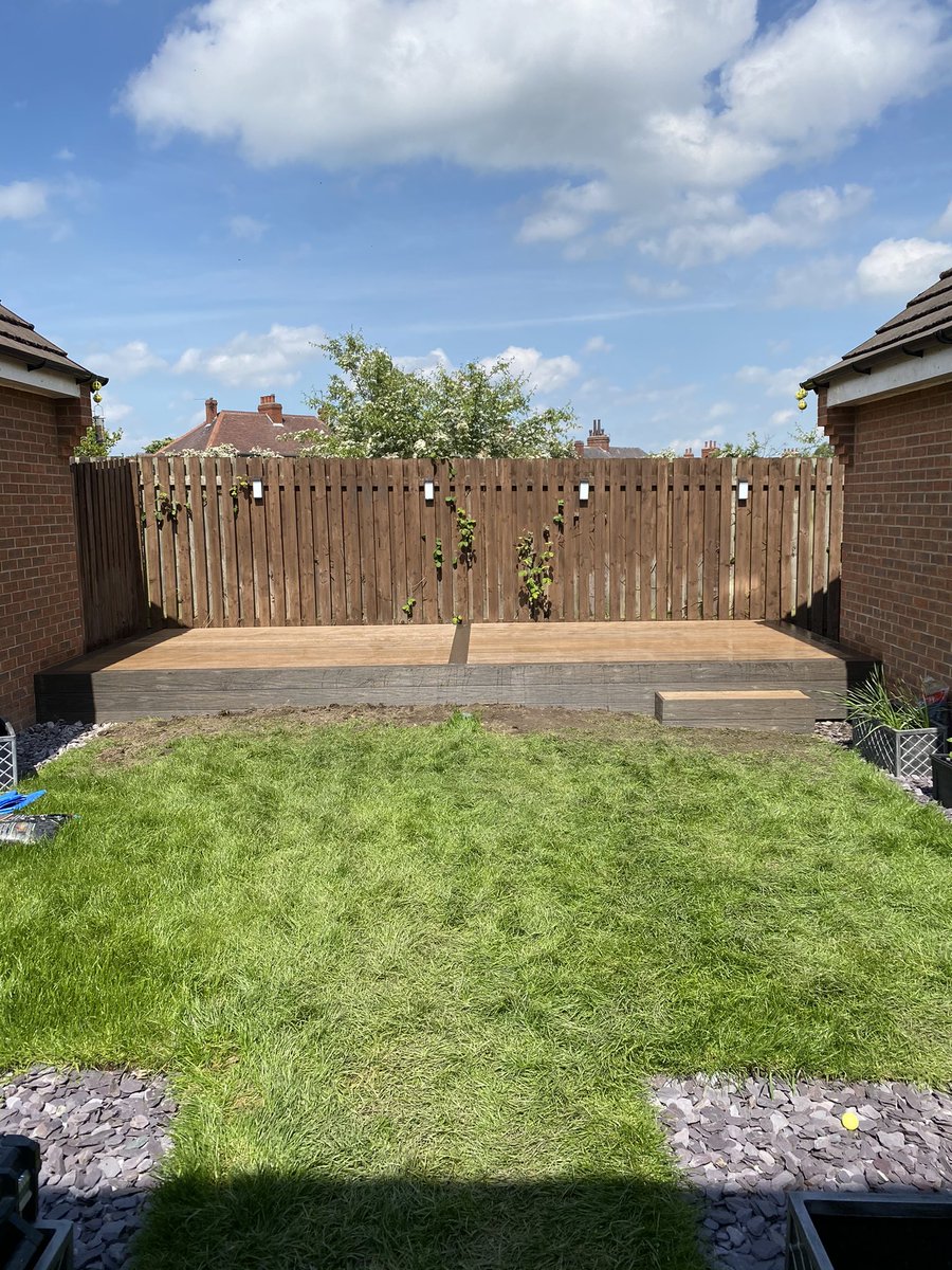 developments_l's tweet photo. Super little job completed today in Castleford using @TalaseyGroup piranha deck mocha espresso quite deceiving how these shades have turned out looks great @TravisPerkinsCo @DEWALTtough @MilwaukeeTool @MakitaUK @brandyorkshire @Yorkshire_Life https://t.co/DUIiXtvBGg