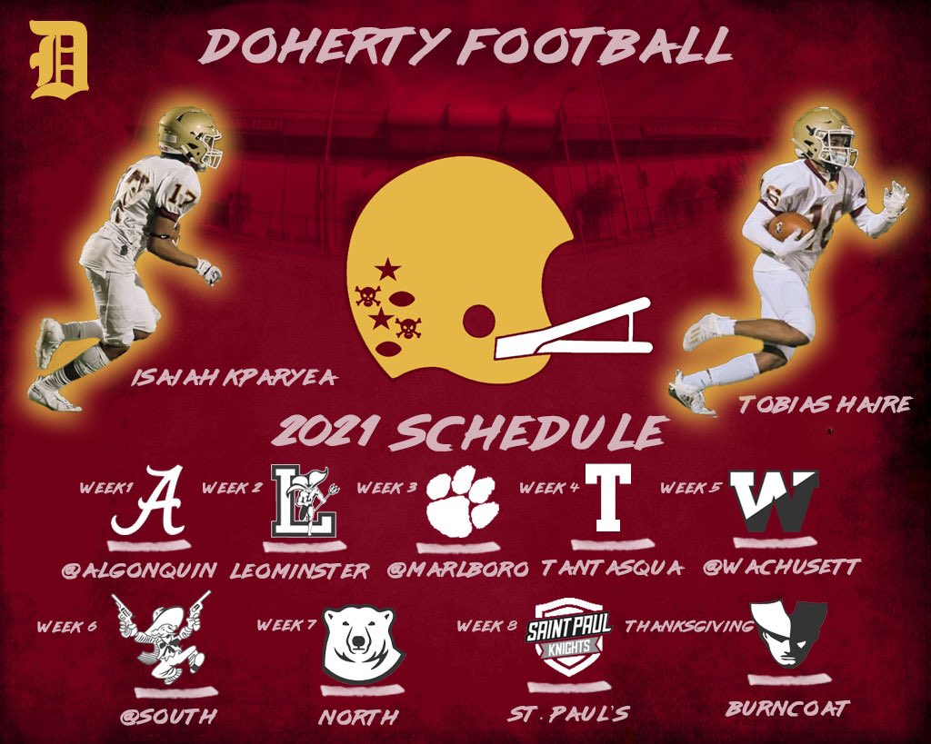 📅2021 Schedule Graphic! #DHIGH