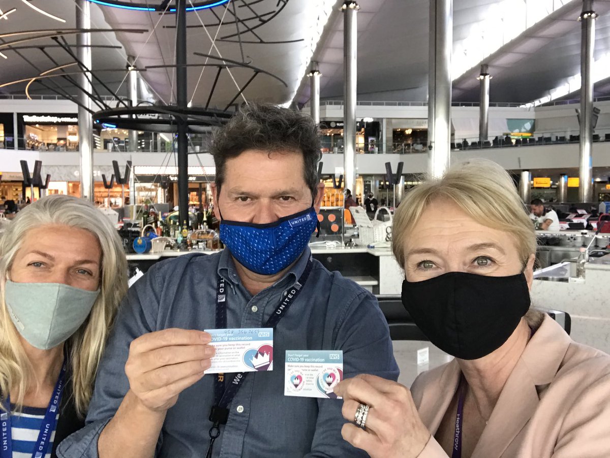 #UAIFSbaseLHR base team now officially 100% vaccinated 🇬🇧! Load factors rising, schedule building, bring on the summer: we are ready ✈️ … ⁦<a href="/StephenStoute/">Sstoute</a>⁩ ⁦@DeanWhitt44⁩ ⁦<a href="/weareunited/">We Are United</a>⁩ #beingunited
