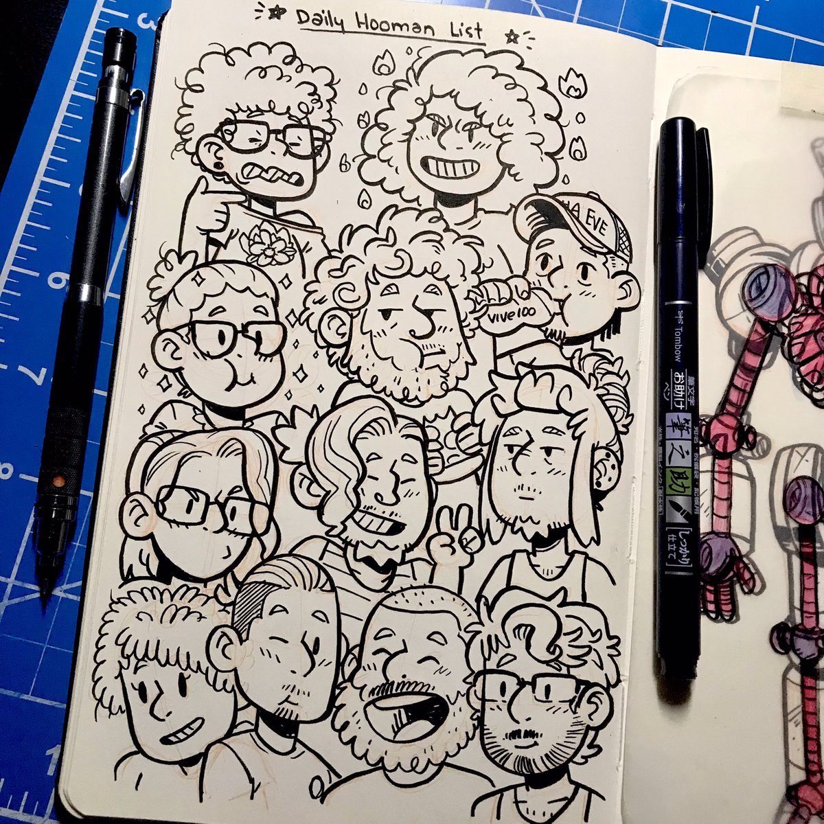Yonsoncb's tweet photo. ⭐️My daily hooman list ⭐️aka the friends a talk the most on the daily
#yonsoncb #sketchbook https://t.co/JUz4G6R4Nq