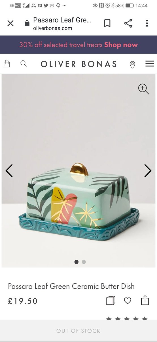 r0ckalyn's tweet photo. @OliverBonas I've sadly broken by lovely butter dish today and it appears to be out of stock 😭 Are you planning to restock it any time soon? https://t.co/SI4xsdaLTd