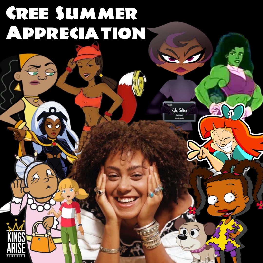 KingsArise's tweet photo. The Rugrats are back on @paramountplus and today we celebrate the legendary @IAmCreeSummer 

#Rugrats #KingsArise https://t.co/FSwkGImF3O