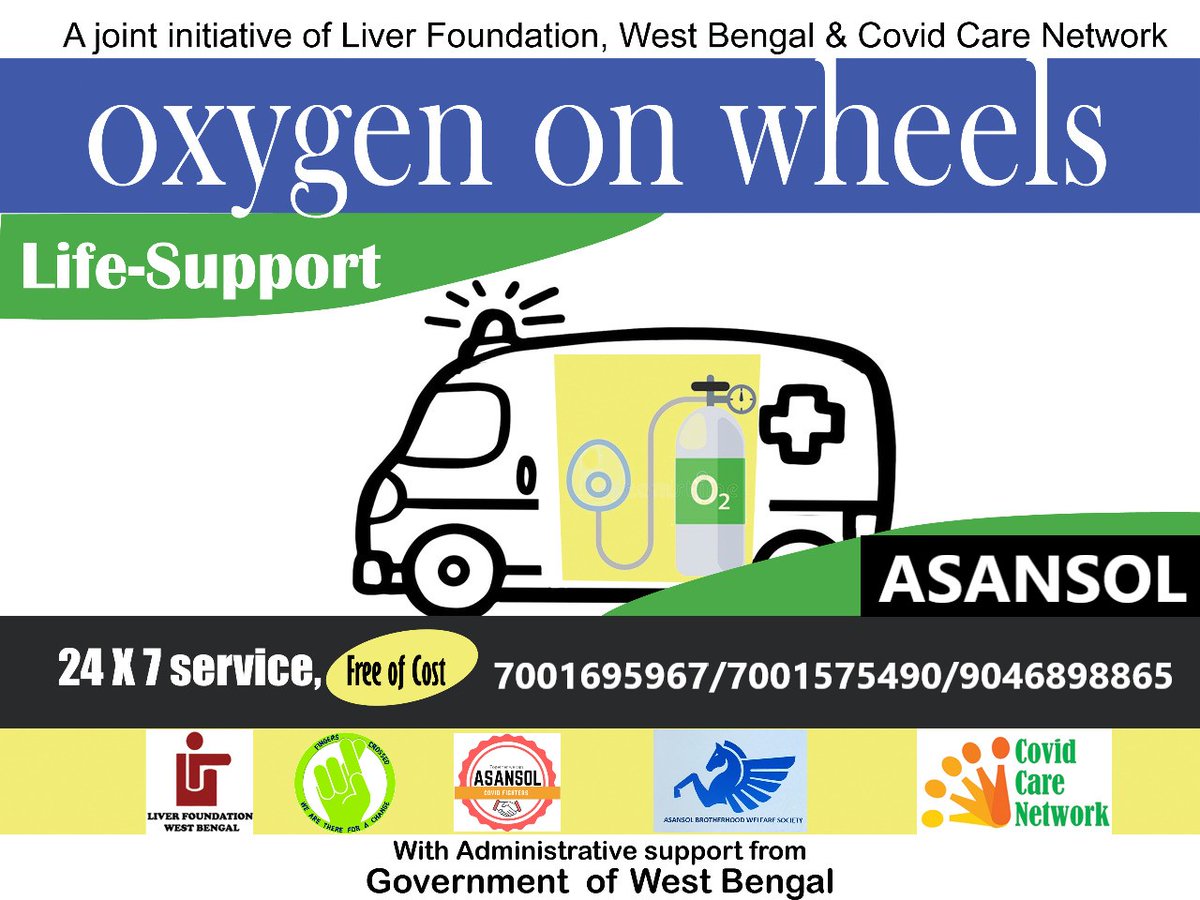 Oxygen on wheels!
.
.
.
#asansol #durgapur #raniganj #CycloneYaas #Covid #COVID19 #OxygenCylinder #Bengal <a href="/FingersCrossedF/">Fingers Crossed Foundation</a>