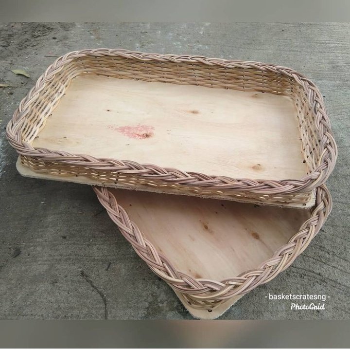 Normal Price :#2500-#3500 
10% discount off today and tomorrow 

Wicker trays for your food presentation and platter.😉😉

#TCMMadeit #TCMsales #wickertrays #foodie #foodtrays #foodplatter #foodvendor