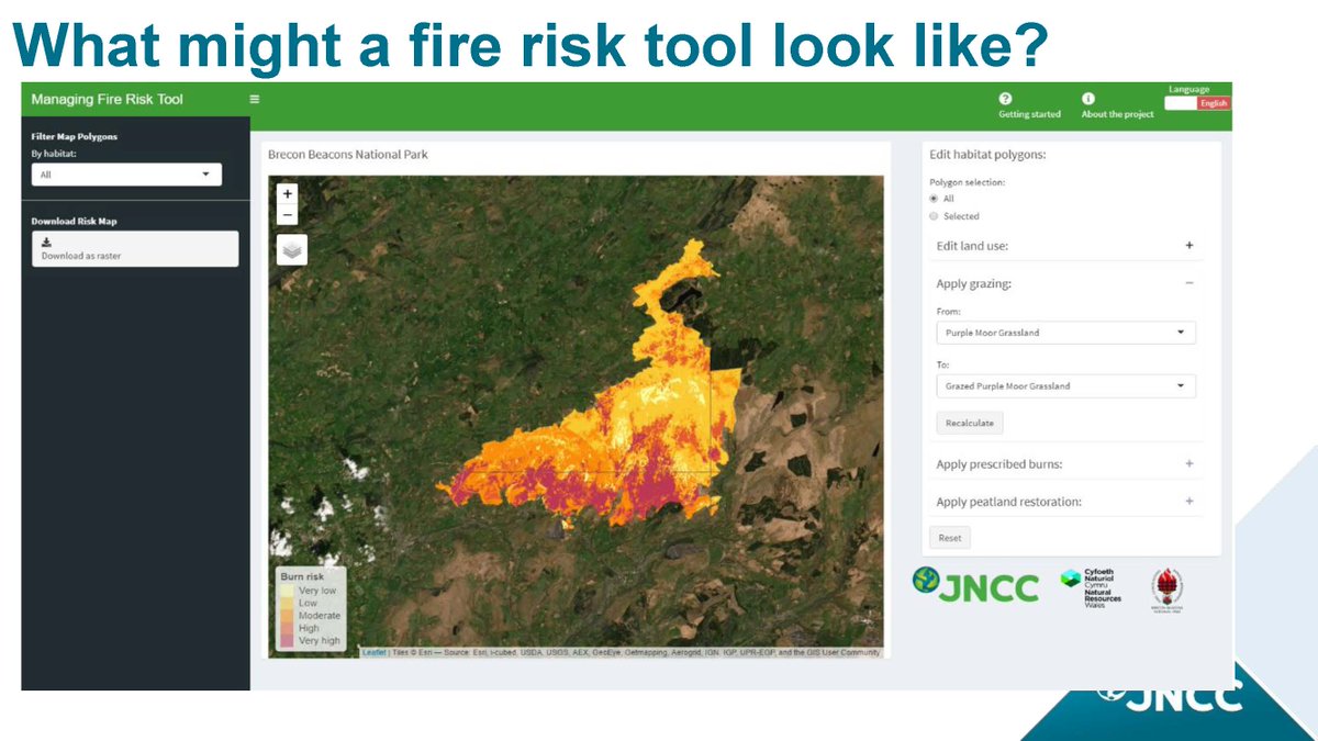 SAERI_FI's tweet photo. Fascinating insight from @JNCC_UK's @JonesGwawr at today's #AEOA Symposium into how we might be able to harness #earthobservation in #mapping #fire risk in the #Falklands. https://t.co/JWePeuEQwP