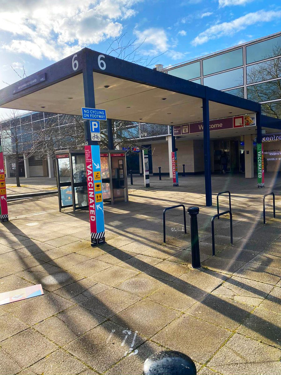 ColourCrewPrint's tweet image. A change of design around Milton Keynes with Correx board plinths wrapped around posts to promote vaccinations.
Printed, produced and fitted by our Colour Crew team.
#correxsigns  #printservices #safetyprint #printmakers #digitalprint #vinylprint #largeformatprint #miltonkeynes