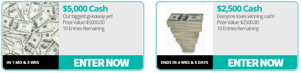 #thursdaymorning #thursdayvibes 

$2,500 and $5,000 Cash Prize #Giveaways coming up again soon!😍💵
👇
If you enter, you can win it: bit.ly/3edhm80