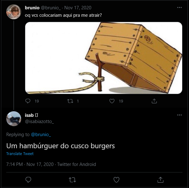 cuscoburgers's tweet photo. eu caia https://t.co/KsVZZCjvw5