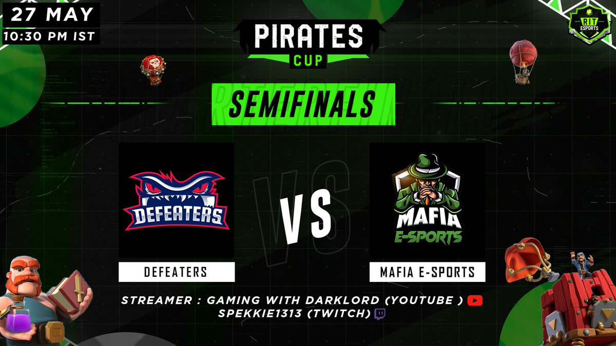 Big war for us today in Pirates Cup
Can we make it to the final? We will need all the support

Stream by @CSpekkie - twitch.tv/spekkie1313