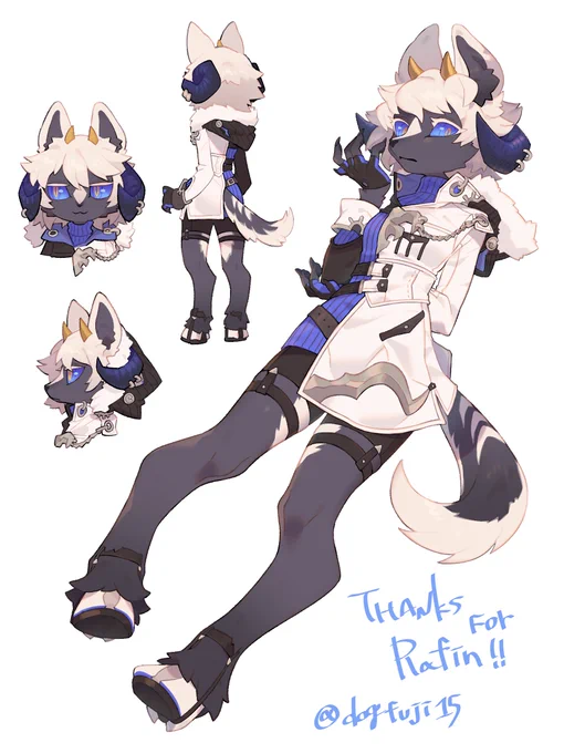 Thank you for commission! Hybrid girl!🐏🐶 I designed her outfits.
https://t.co/JN9sy4rOZL #Skeb #Commission @skeb_jpより 