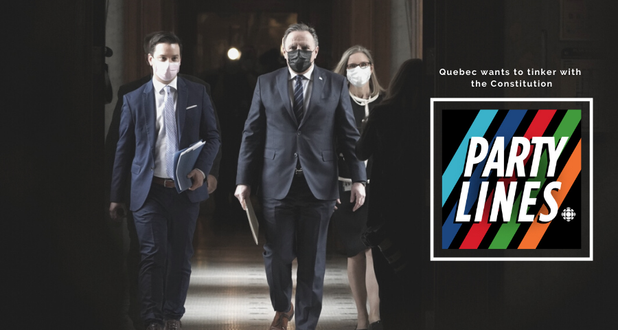 cbcpodcasts's tweet photo. Anytime the words “Quebec” and “Constitution” come up in political conversation, it’s usually a pretty big deal — and, historically, it’s led to some pretty divisive situations. 

So why aren’t more politicians making noise over Quebec’s proposed Bill 96? 
https://t.co/RKvkyNnVO4 https://t.co/XYdlT4JylU