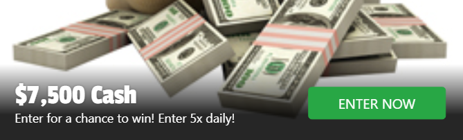 $7,500 Cash Prize #giveaway is Guaranteed to another lucky winner!

Keep entering Winstakes: bit.ly/36w3hAE

We'd LOVE for YOU to win!