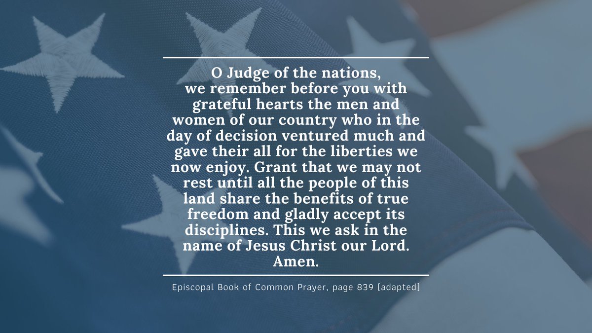 #Episcopal #prayer #memorialday #memorialday2021