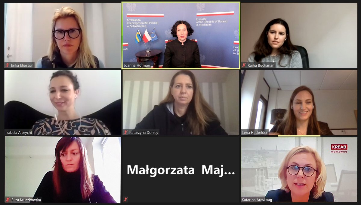 👏We would like to thank everyone who joined 🇵🇱🇸🇪"Women in FinTech" webinar and 
special thanks to our 👏participants: 
for their professional contribution, inspiring opinions about fintech challenges, its future and possible ways of cooperation, and for a very good atmosphere!