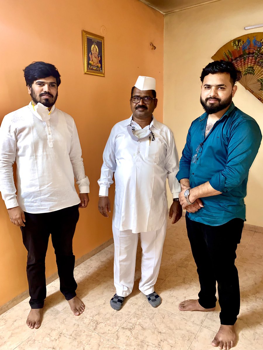 rupesh_nathe's tweet photo. After meeting with MLA Hiraman dada khoskar he requested speaker of Maharashtra Legislative Assembly NARHARI Saheb ZIRWAL @Narhari_Zirwal To look into the matter of medical student’s and take online exams or postpone it. 
#muhs  #muhsonlineexam #cancelExamsSaveStudent @NMC_IND https://t.co/HNqoFvscPp