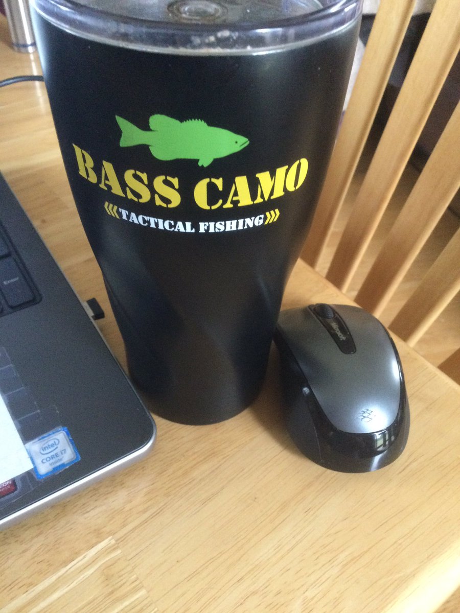 CGolf11 (@ccdorn) on Twitter photo My <a href="/BassCamo/">Bass Camo Apparel</a> mug has been keeping caffeinated for three #fishing seasons and oh yeh that work thing😂 Still looks as good as the day I got it. My <a href="/BassCamo/">Bass Camo Apparel</a> mug has been keeping caffeinated for three #fishing seasons and oh yeh that work thing😂 Still looks as good as the day I got it.