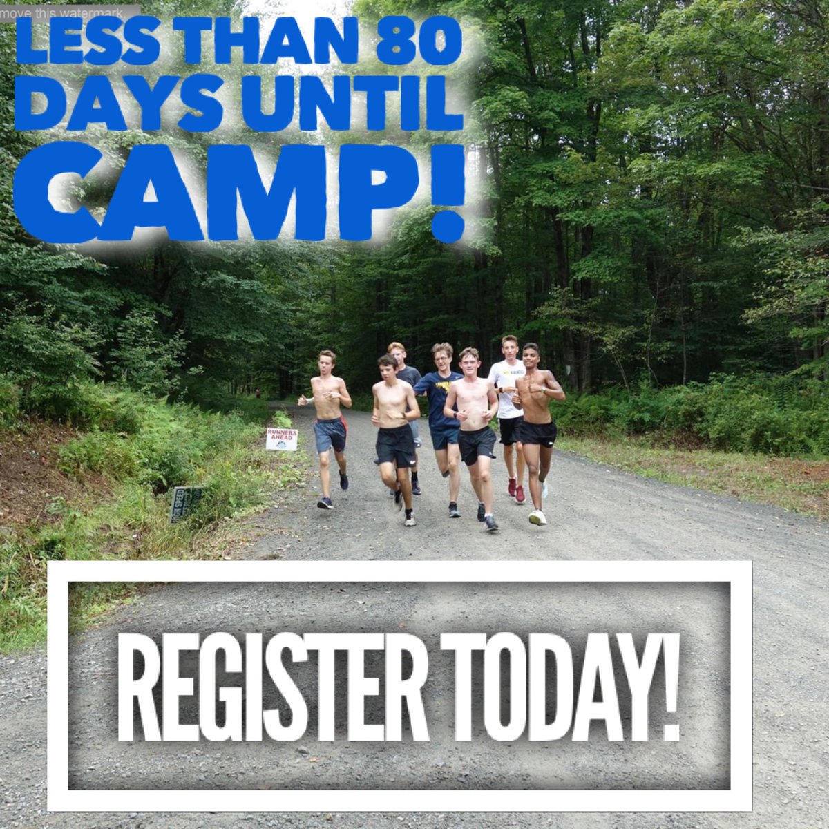 BlueMountainXC's tweet photo. We are at 79 days and counting until we are all reunited again! If you haven’t already, be sure to register for camp 2021!  Spots are filling up fast so don’t wait!! 
#bmxc #eatruneatruneatsleeprepeat https://t.co/GALnkuGgoH