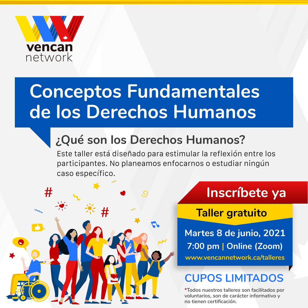 vencannetwork's tweet photo. Regístrate. Cupos limitados.
#vencannetwork
#DerechosHumanos
#HumanRights
#DDHH https://t.co/L3NWSB2Wkw