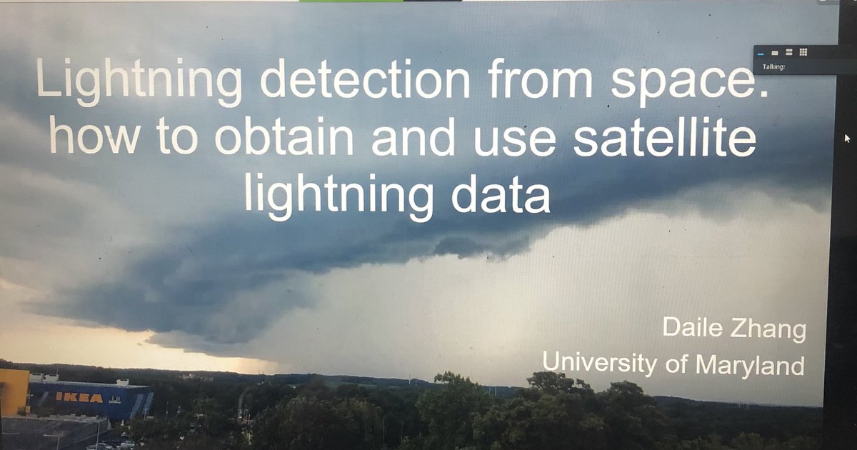 lightningkim's tweet image. Daile Zhang @ University of Maryland provides a comparison of #lightning detection technologies and results @ International Lightning Safety Day 2021 Meeting @LtgSafeCouncil #lightningdetection