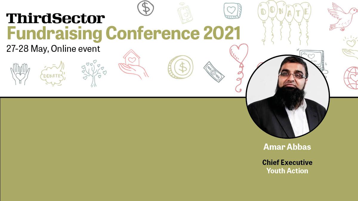 ThirdSector_Hub's tweet photo. SESSION BREAK: After the break, weβre taking a look at how far we have come and how far we need to go when it comes to DE&I in the third sector. #FRConference2021 is joined by Amar Abbas from Youth Action and Rachel Edwards from Atos. https://t.co/WD3Xoz8phU