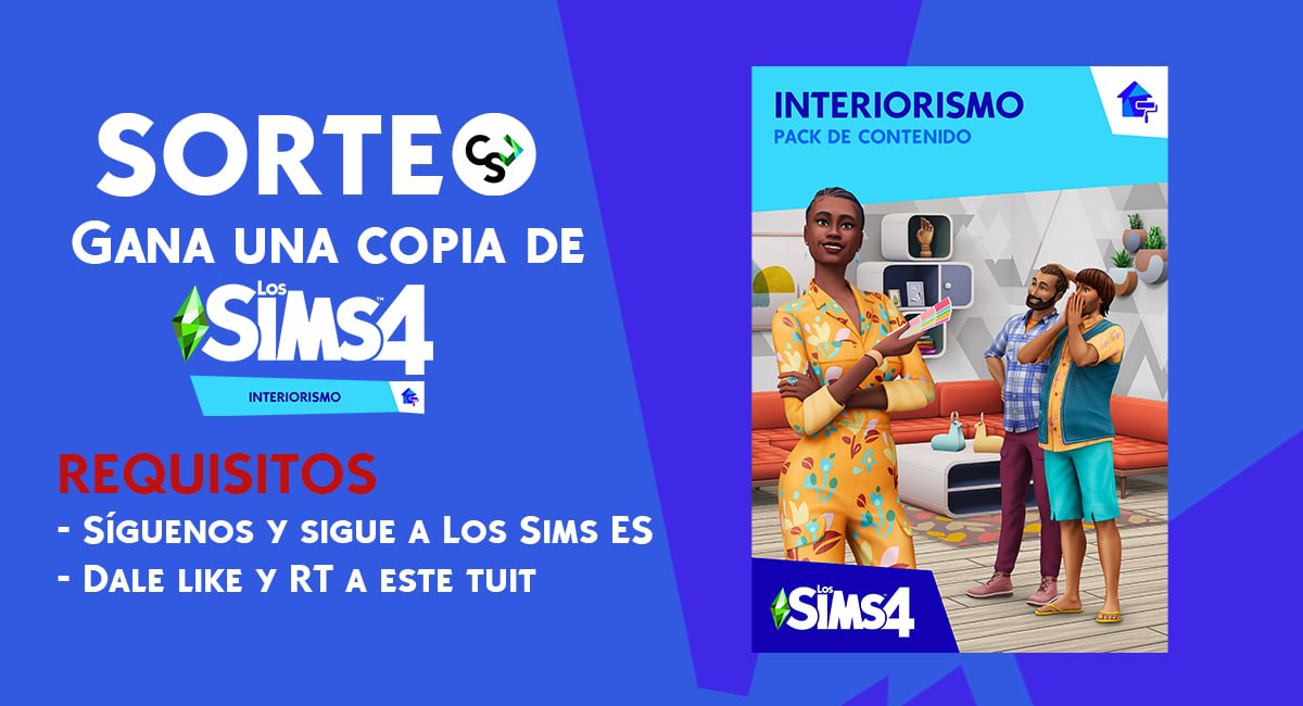 InfoSimmer's tweet image. ▪️SORTEO: 👷🛠️

¡Gana una copia de Los Sims 4 Interiorismo Pack de Contenido!

REQUISITOS:
- Síguenos y sigue a @LosSimsES
- Dale like y RT a este tuit

Queremos agradecer a @LosSimsES por darnos el código para realizar el sorteo 💚

EXCLUSIVO PARA ORIGIN 

¡Suerte a todxs! ✨🍀