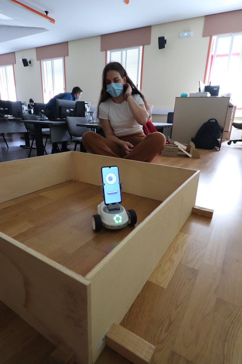 aiplus_eu's tweet photo. Second face-to-face workshop with RoboboSim at @EpsUdc .The objective is to transfer their programs to the real Robobo, and understand the “reality gap”. Applied #AI is our #goal!!
#Aiplus_eu #ErasmusPlus #Robotics #ArtificialIntelligence #STEMeducation https://t.co/Uvk07Aq83c