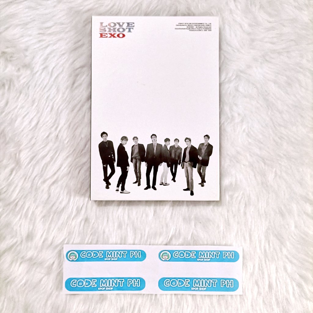 CodeMintPH's tweet photo. ONHAND | WTS / LFB
HELP RT
EXO LOVE SHOT UNSEALED ALBUM
Version: Shot Ver
β±189.00
Comment 'Mine'
Dop: 3 days after order confirmation
#CodeMintPH #CodeMintOnhand #EXO #LoveShot #WeAreOne https://t.co/FWXsxB5vrE