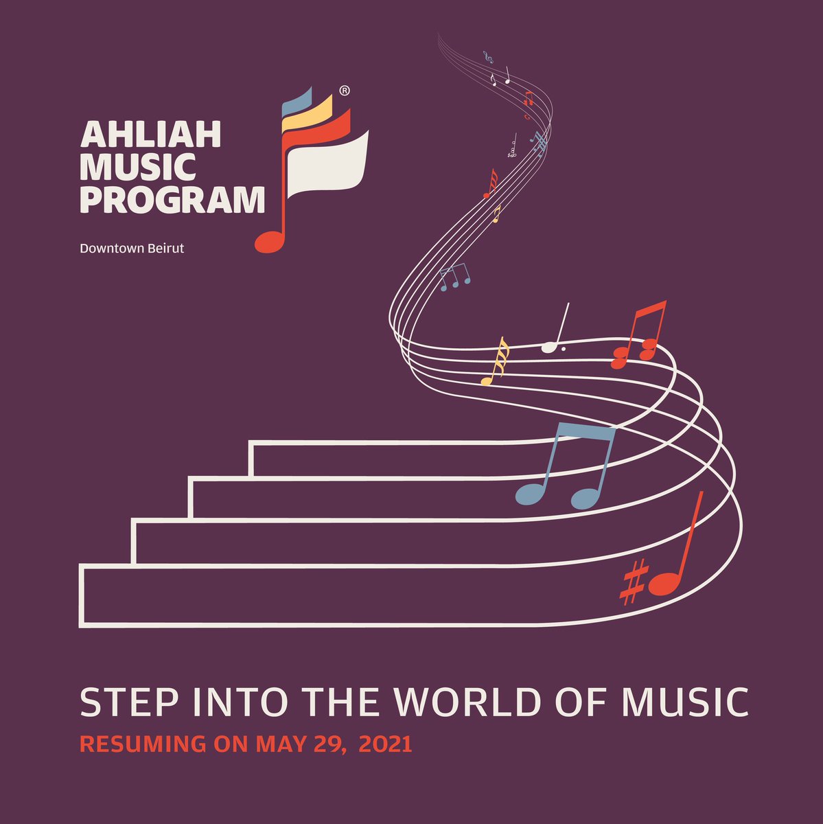 AhliahLb's tweet photo. We are excited to announce that the Ahliah Music Program is resuming this Saturday! All Covid-19 preventive measures will be taken to ensure everyone’s safety.

#Ahliah #AhliahMusicProgram #AhliahCommunity #WorldofMusic https://t.co/tHqEY0TzCX