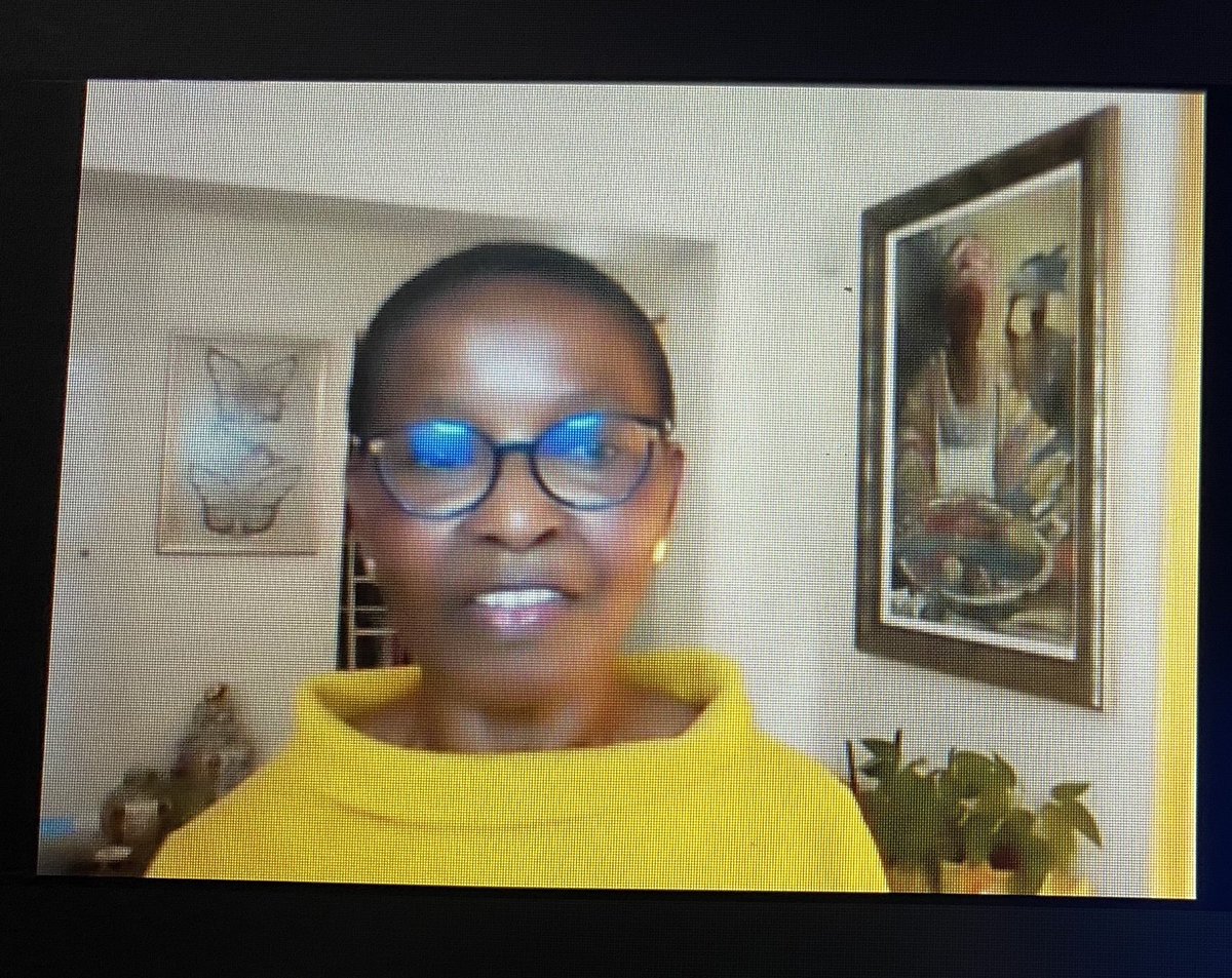 ThuliMadonsela3's tweet photo. The #AfricaDay dialogue on #RemainingHuman is the brain child of colleague, Prof Phumla Gobodo-Madikizela. The key speaker is globally acclaimed Tsitsi Dangarembga currently at #STIAS https://t.co/tomVk7eGbH