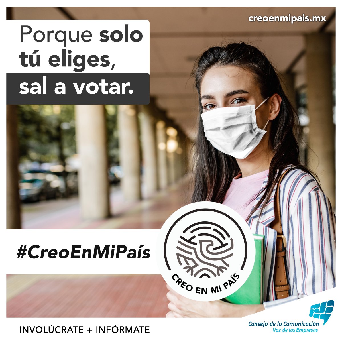 Para construir el país que queremos, todos saldremos a votar este 6 de junio. Yo también #CreoEnMiPaís