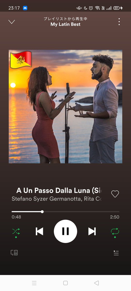 Everything_JPN's tweet photo. Italian, Spanish and Sicilian. 
It's the same song and the language is a little different, but each has its own charm, and I really like it!

#AUnPassoDellaLuna 
#AUnPasoDeLaLuna
#LatinMusic
@AnaMenaMusic
@RoccoHunt
#StefanoSyzerGermanotta
#RitaComisi https://t.co/gkSPU8gXYR