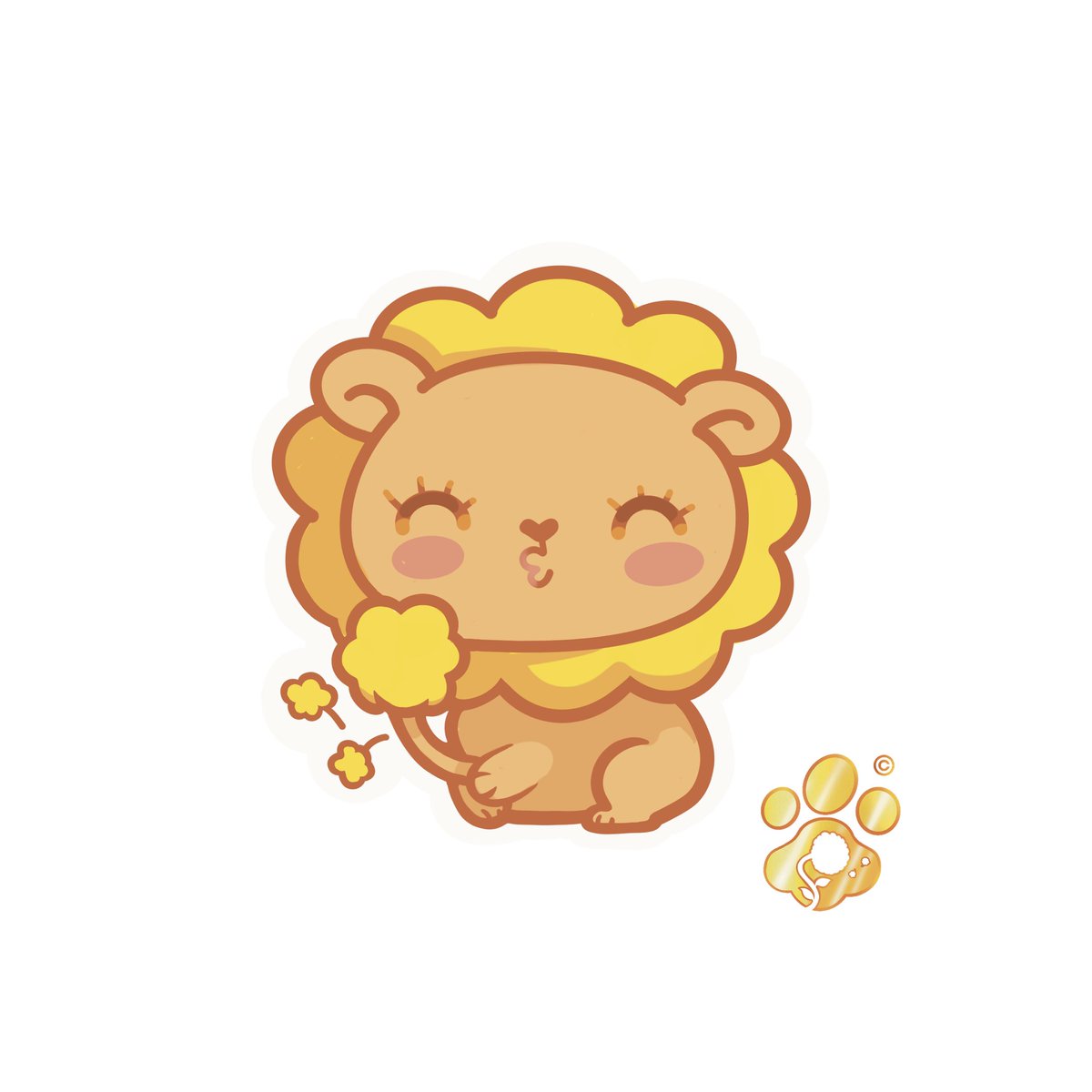 kawaiidaycare's tweet image. #Princess #DandiLion! New stickers from the Garden Jungle™ coming soon!