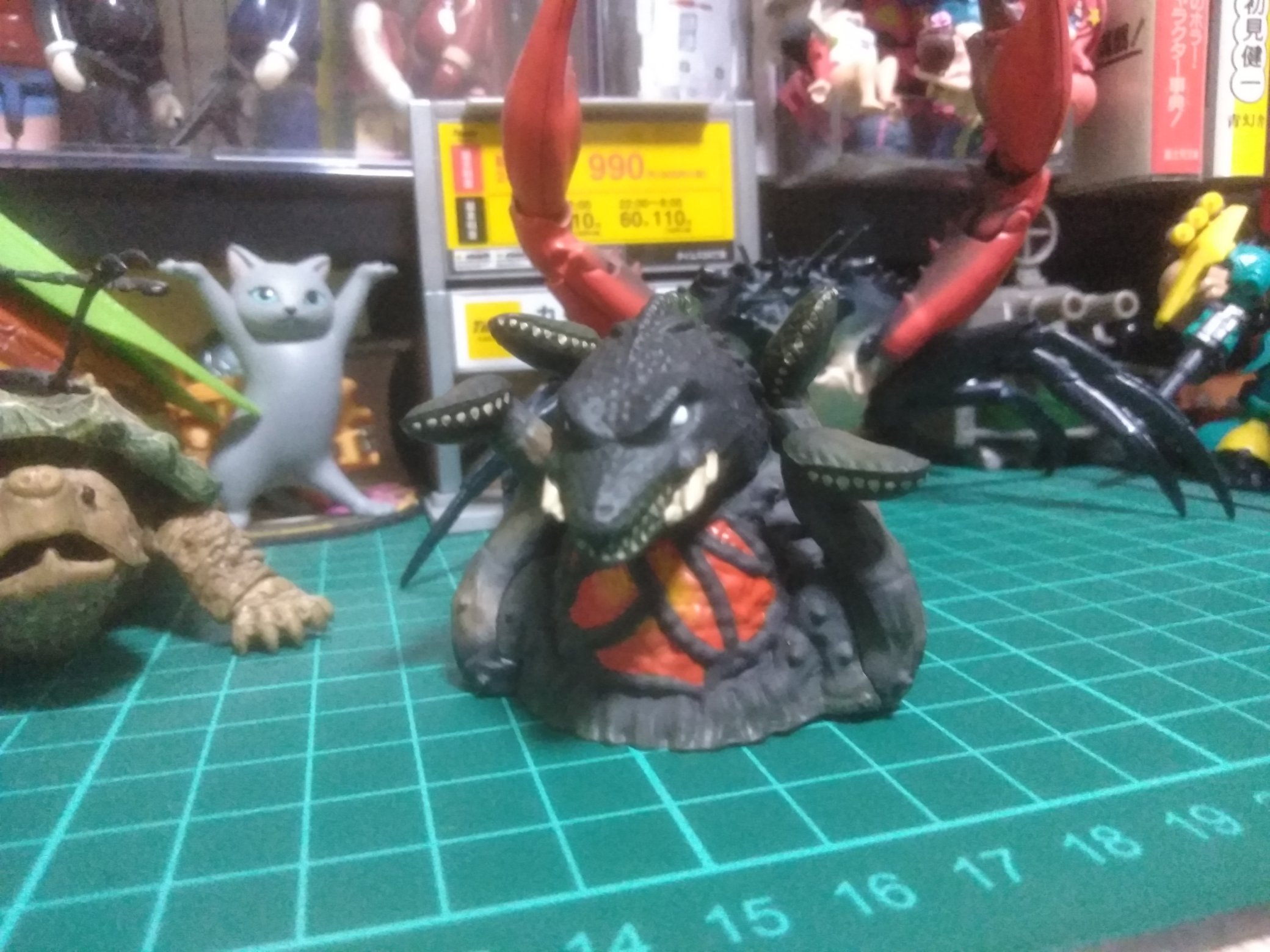 開封品 ゴジラ ソフビパペットマスコット19体セット ゴジラ ソフビ