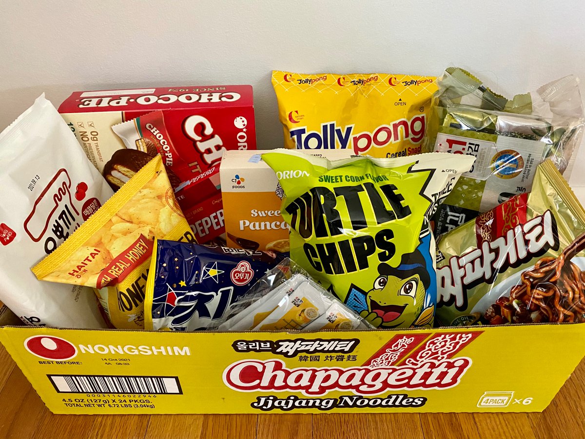 Craving some Korean snacks and have yet to register for #KAAN2021? Anyone who registers between today and June 1 will be entered into a drawing to win this box of snacks mailed to their door! attendify.co/kaan-2021-virt…