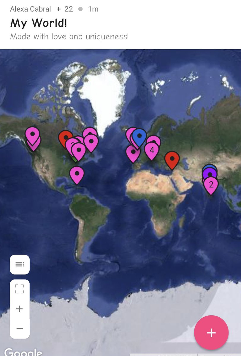 MsACab's tweet photo. The grade 5s started talking about their world and communities that they belong in. We reflected on an interactive world map and got to see where our fellow classmates come from! #ocsbvirtual #grade5 #religion #mycommunity #myworld https://t.co/NhiGz1gAPq