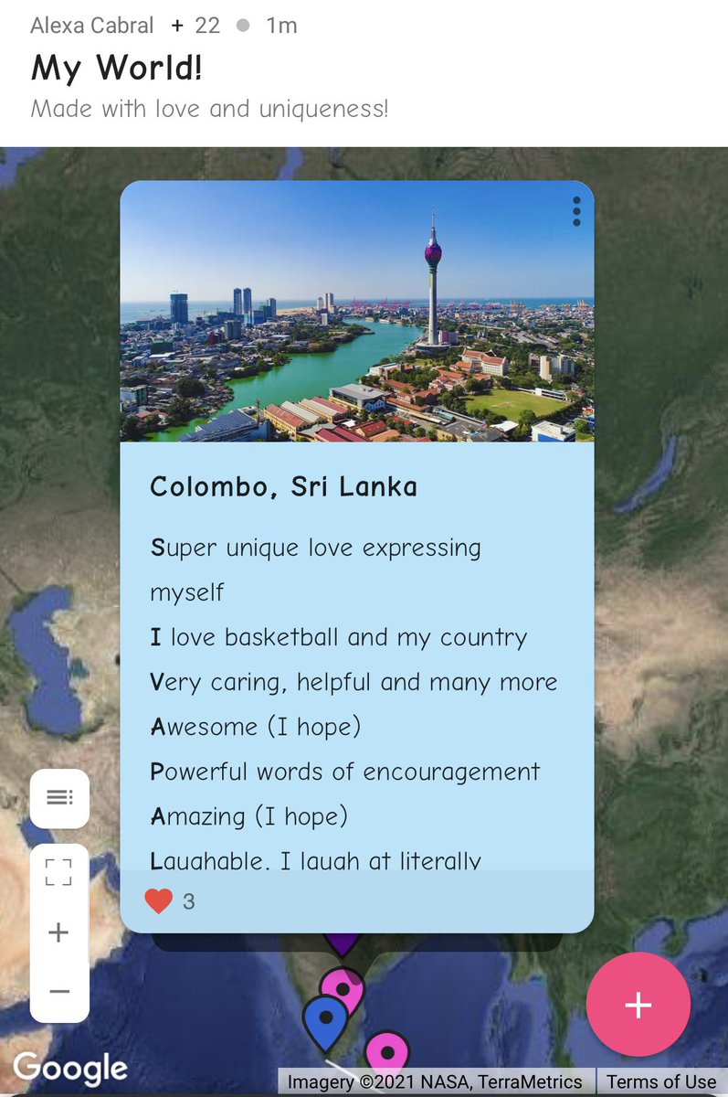 MsACab's tweet photo. The grade 5s started talking about their world and communities that they belong in. We reflected on an interactive world map and got to see where our fellow classmates come from! #ocsbvirtual #grade5 #religion #mycommunity #myworld https://t.co/NhiGz1gAPq