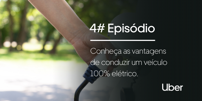 Já saiu o quarto episódio do Podcast para motoristas e parceiros: “Em Viagem”. 
Neste episódio damos a conhecer as vantagens de conduzir um veículo 100% elétrico. 
Ouça aqui: linktr.ee/UberPortugal