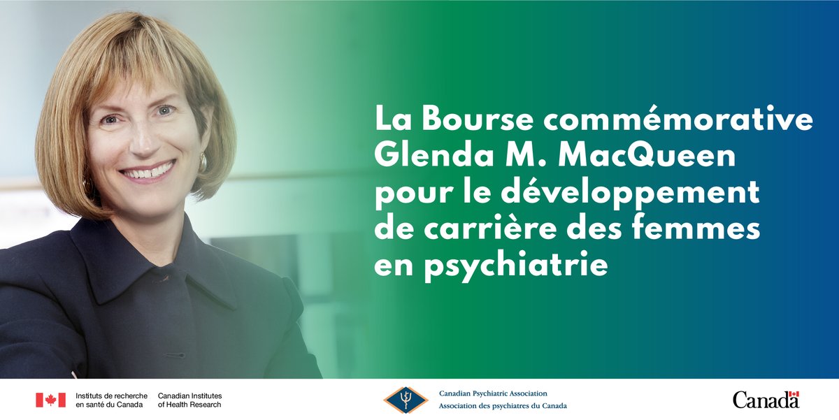 CIHR_INMHA's tweet photo. LANCEMENT : Bourse Glenda MacQueen
#INSMT @CIHR_IRSC est heureux de lancer cette bourse annuelle de 100 000 $ pour soutenir le carrière des femmes en psychiatrie et pour rendre hommage à ma très chère amie, Glenda MacQueen.
Postulez avant le 4 juillet : https://t.co/9yB0SUFErt https://t.co/NADOPNHtit