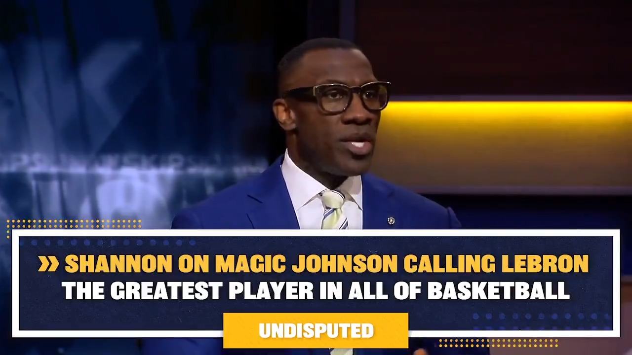 Magic Johnson calls LeBron the best player in all of basketball — Skip &  Shannon, NBA