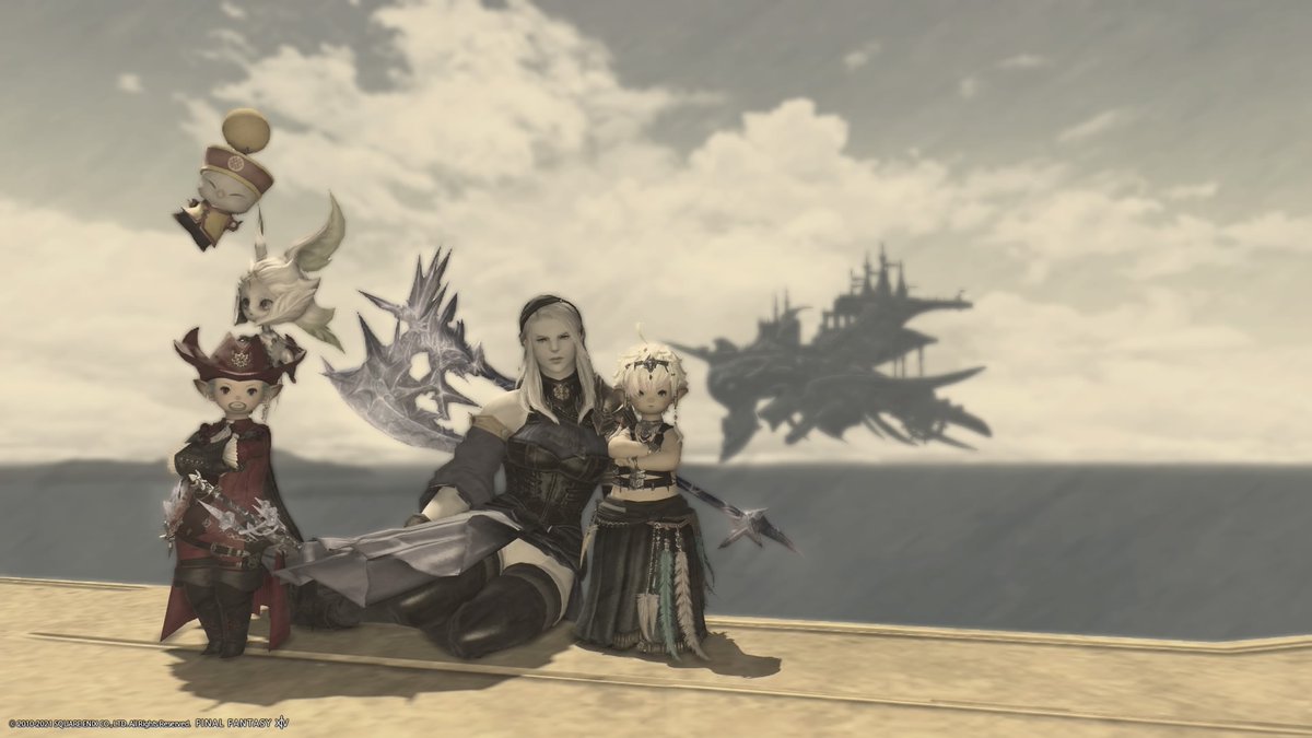 cyntendo_'s tweet photo. Did the jump tower in Kugane!! Naturally a hundred pics to celebrate!  #ffxiv #ffxivlalafel https://t.co/SbmxlkjiPf