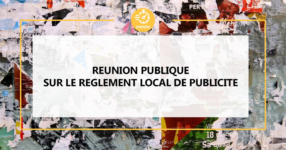 👥 Les Ignissois sont invités à une réunion publique lundi 21 juin 2021 à 19h30 qui se tiendra au Patio 1, rue Jules Ferry.
Vous pourrez poser vos questions, faire part de vos remarques ou simplement vous renseigner sur la problématique publicitaire. #RLP #reunion #concertation