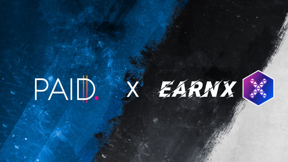 .@earn_finance announced partnership with @paid_network.

Through this partnership, EarnX will utilize $PAID #SMARTAgreements for on-chain contracts.

#BinanceSmartChain #BSC #DeFi #EarnX  $EarnX #BNB $BNB #NFT