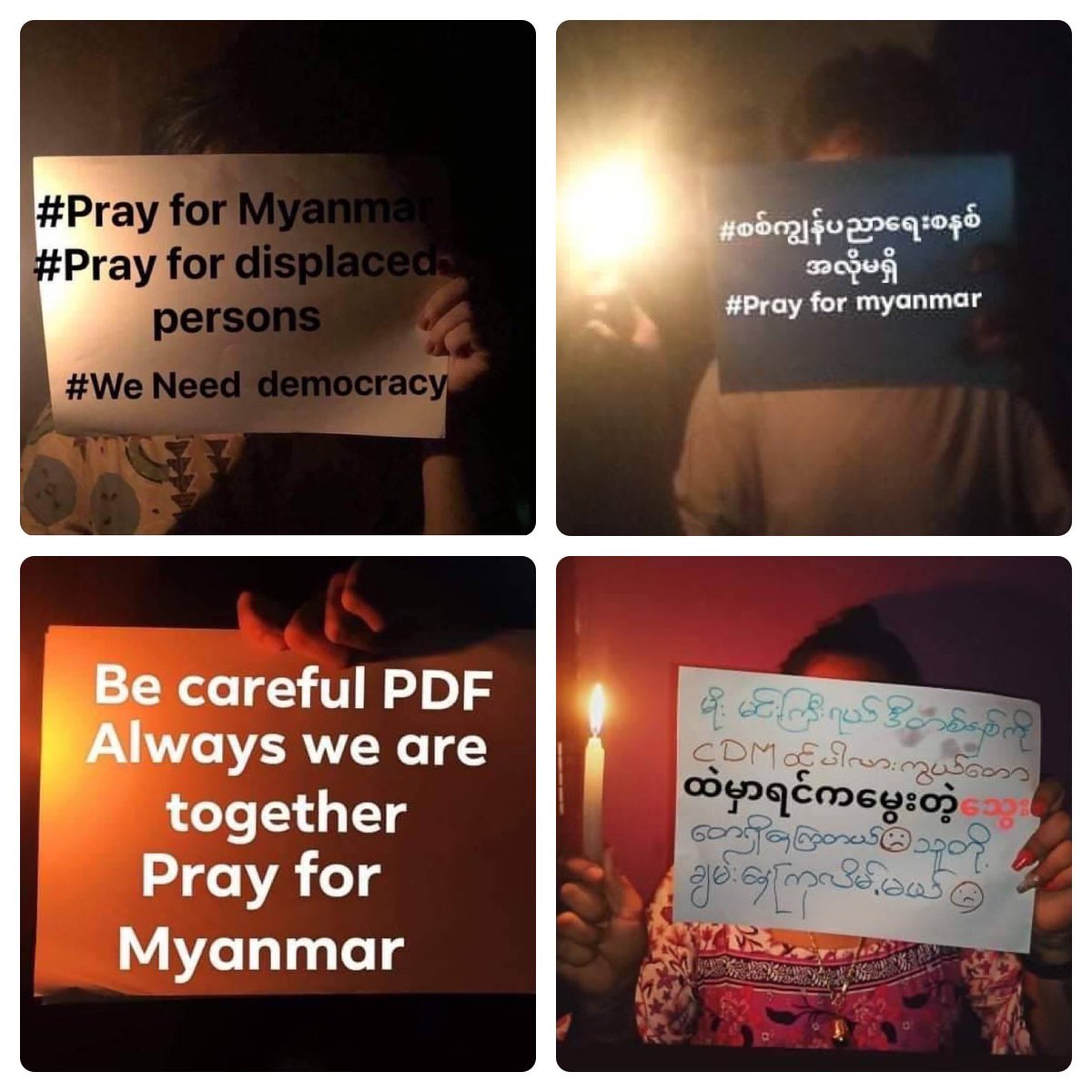 Yurihnin1's tweet photo. Youths from #Mingalardon, Yangon launched a domestic strike to encourage and support #PDF &amp; IDPs. 

#May27Coup 
#WhatsHappeningInMyanmar https://t.co/lygyPReTS6