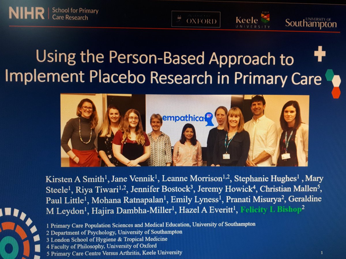 Excited to present our <a href="/tip_study/">TIP Study</a> work at the society for interdisciplinary placebo studies <a href="/SIPSplacebo/">Society for Interdisciplinary Placebo Studies</a> virtual conference today with <a href="/JaneVennik/">Jane Vennik</a> <a href="/drkirstensmith/">Kirsten A. Smith</a>